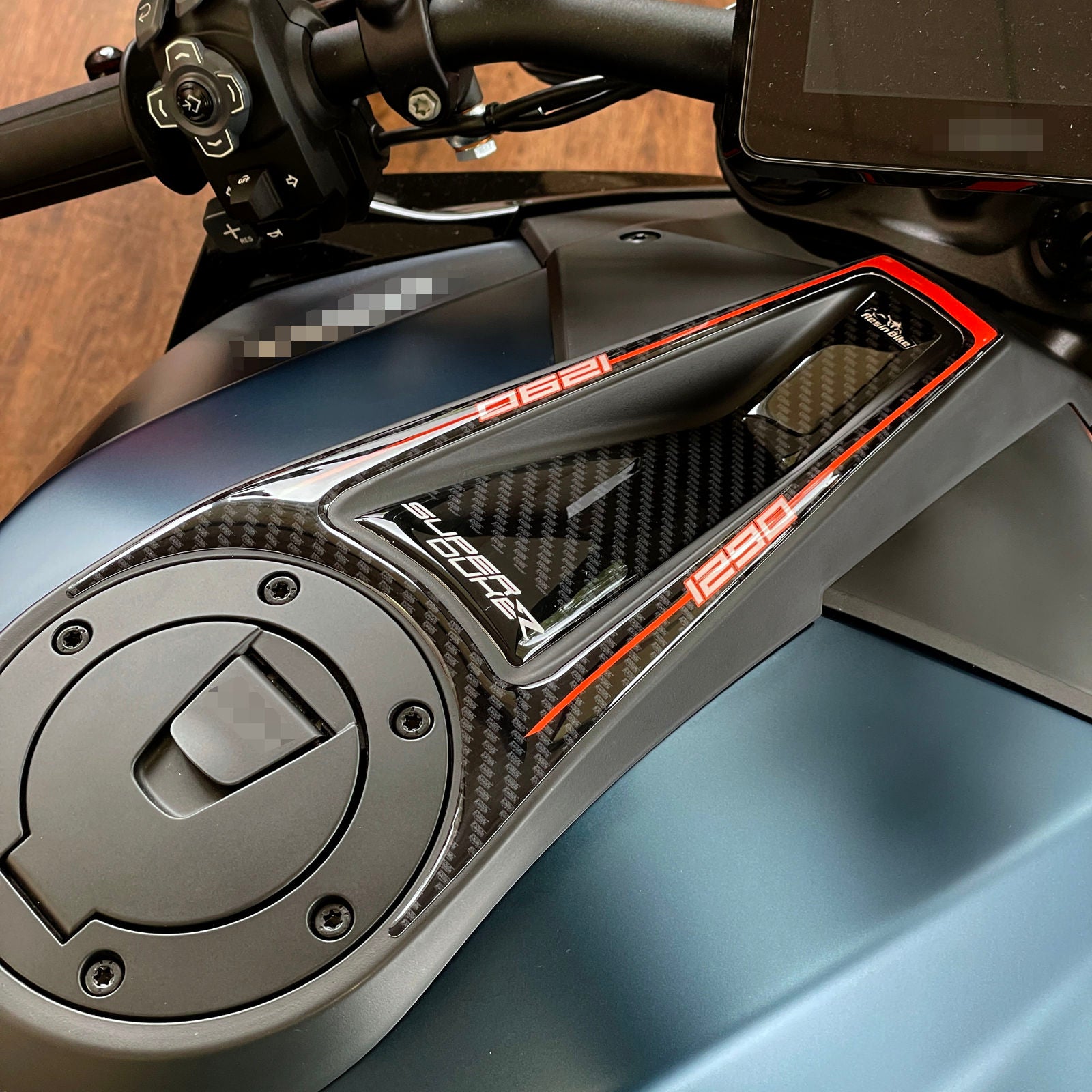 Resin Bike 3D Motorcycle Stickers - Key Area | KTM 1290 Super Duke R 2022>2023 - Pyramid Motorcycle Accessories