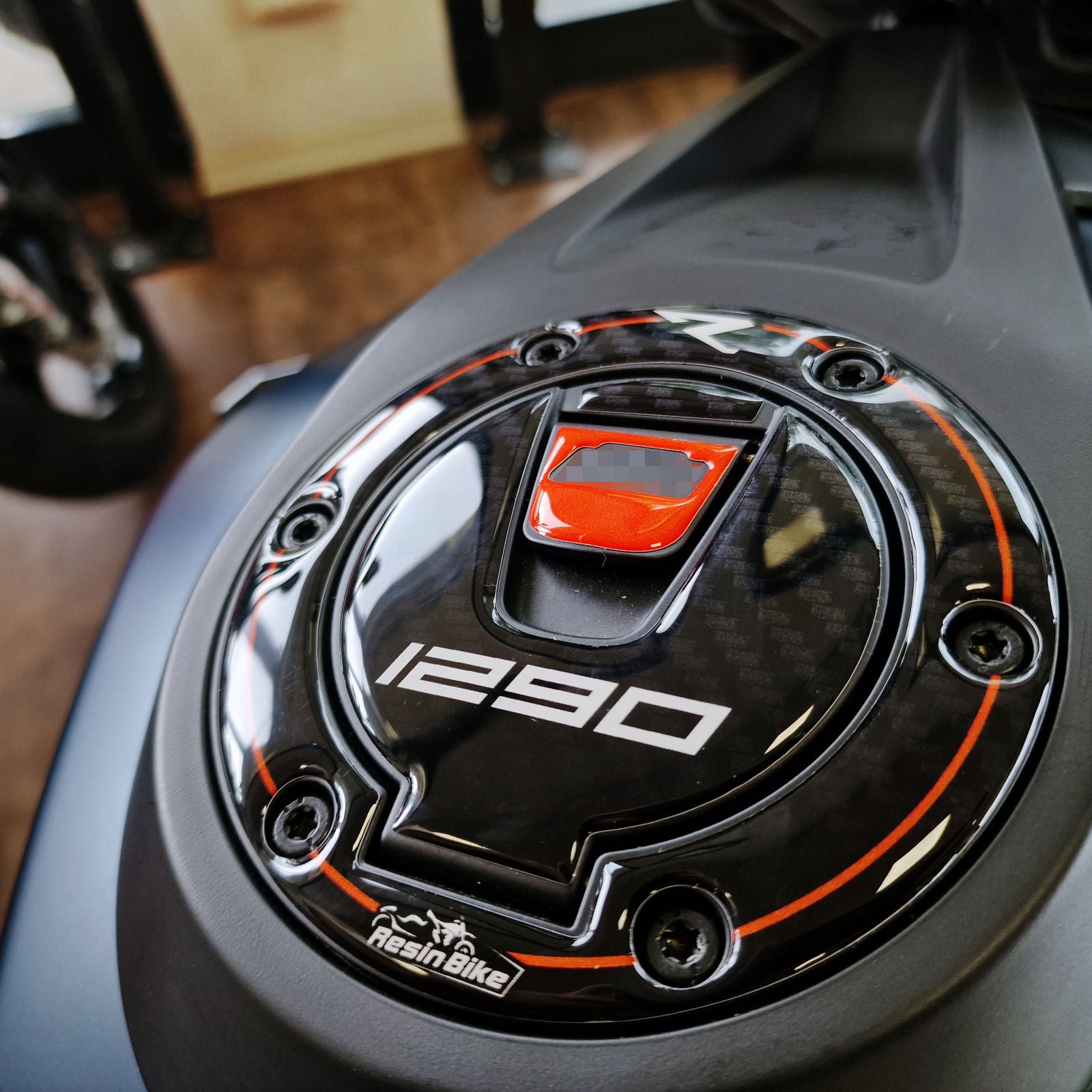 Resin Bike 3D Motorcycle Stickers - Fuel Cap | KTM 1290 Super Duke R 2022>2023 - Pyramid Motorcycle Accessories