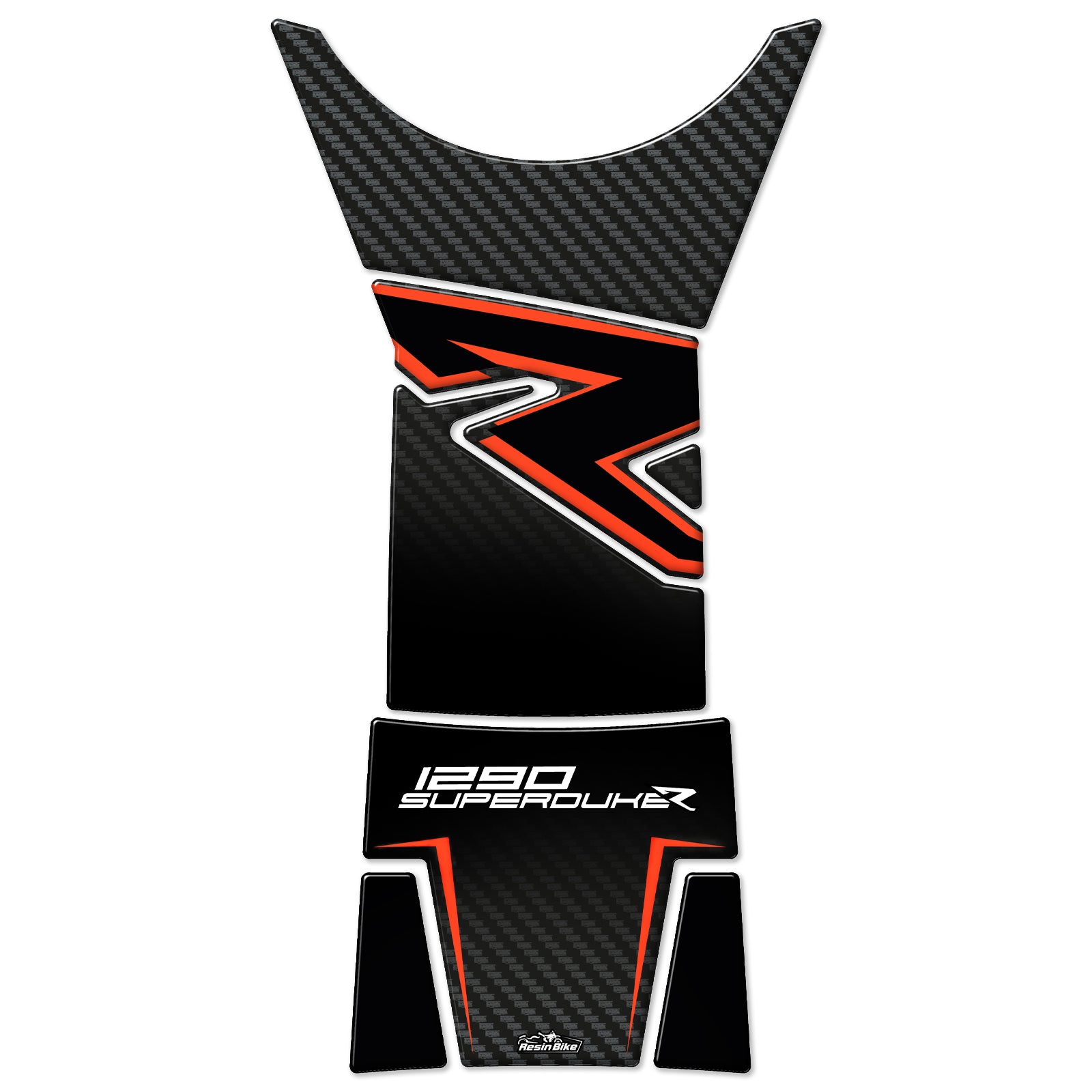 Resin Bike 3D Motorcycle Stickers - Tank Pad | KTM 1290 Super Duke R 2022>2023 - Pyramid Motorcycle Accessories