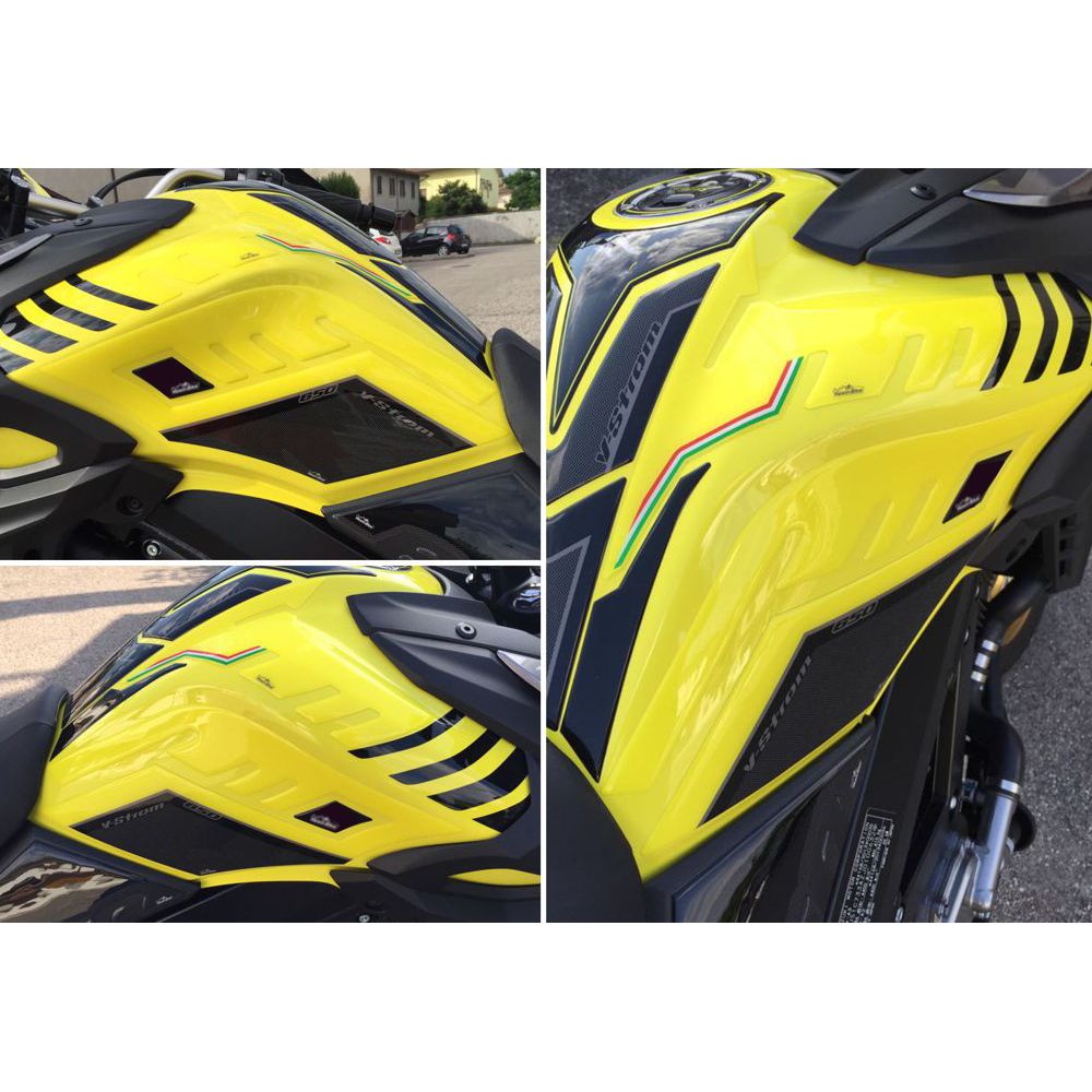 Resin Bike 3D Motorcycle Stickers - Basic Kit | Suzuki V-Strom 650 2017>2021 - Pyramid Motorcycle Accessories