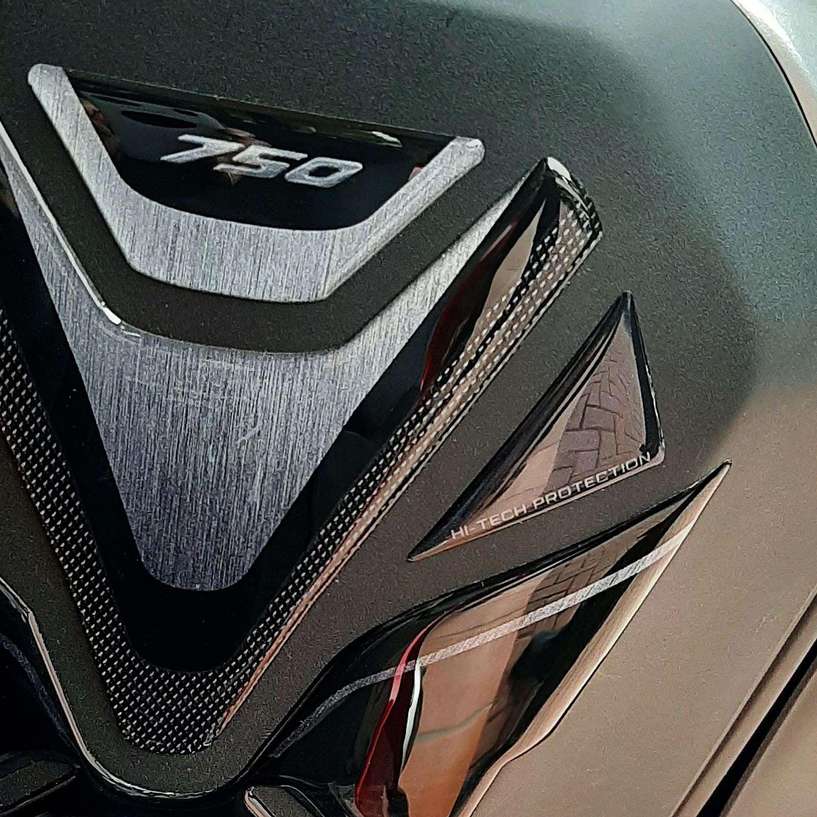 Resin Bike 3D Motorcycle Stickers - Footboard | Honda Forza 750 2021>2026 RB-1000439500002 - Pyramid Motorcycle Accessories