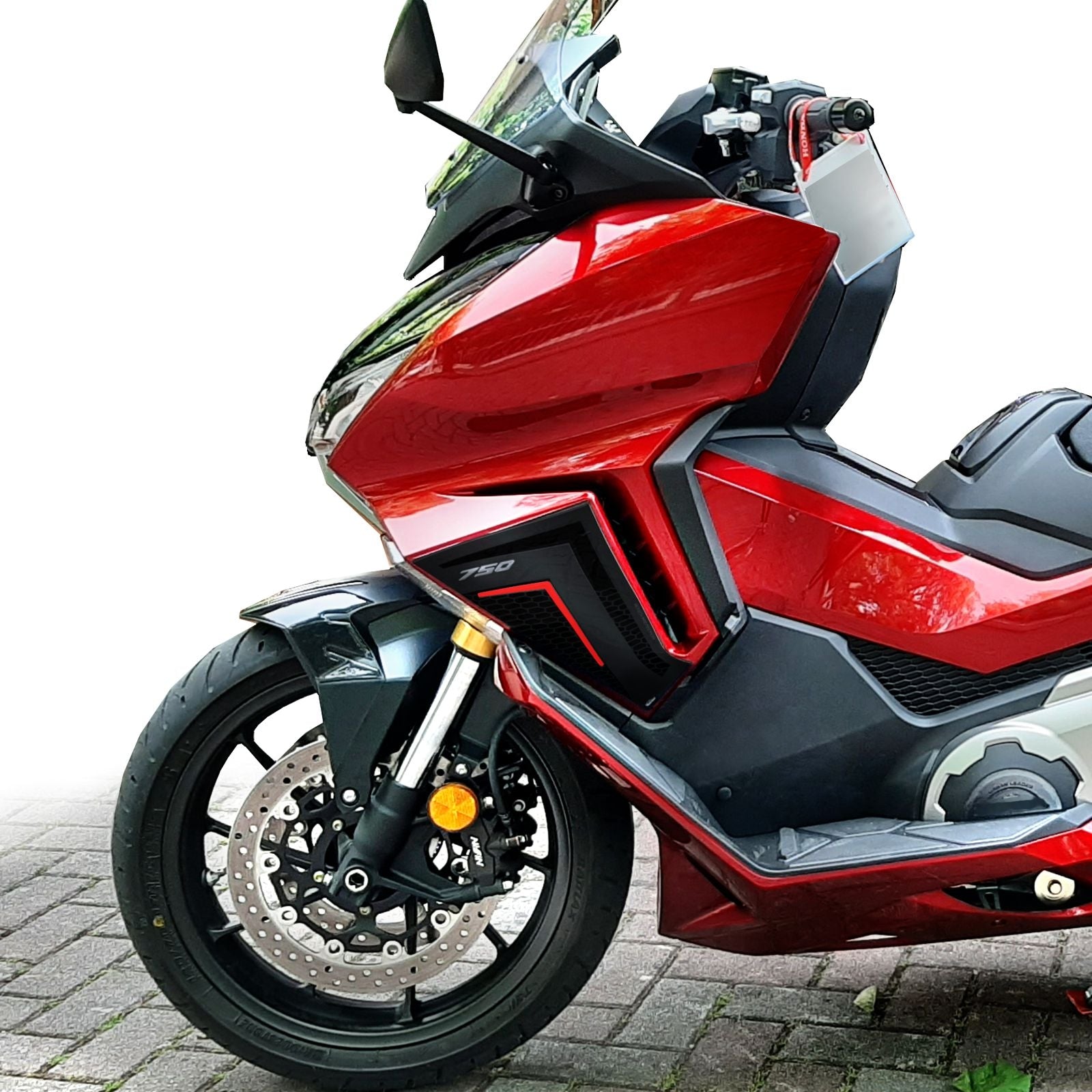 Resin Bike 3D Motorcycle Stickers - Tank Sides | Honda Forza 750 2021>2024 - Pyramid Motorcycle Accessories