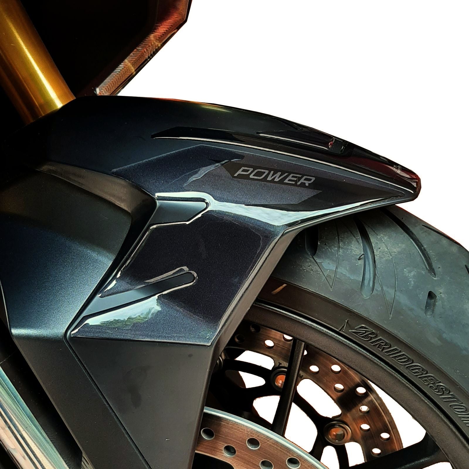 Resin Bike 3D Motorcycle Stickers - Front Fender | Honda Forza 750 2021>2026 - Pyramid Motorcycle Accessories