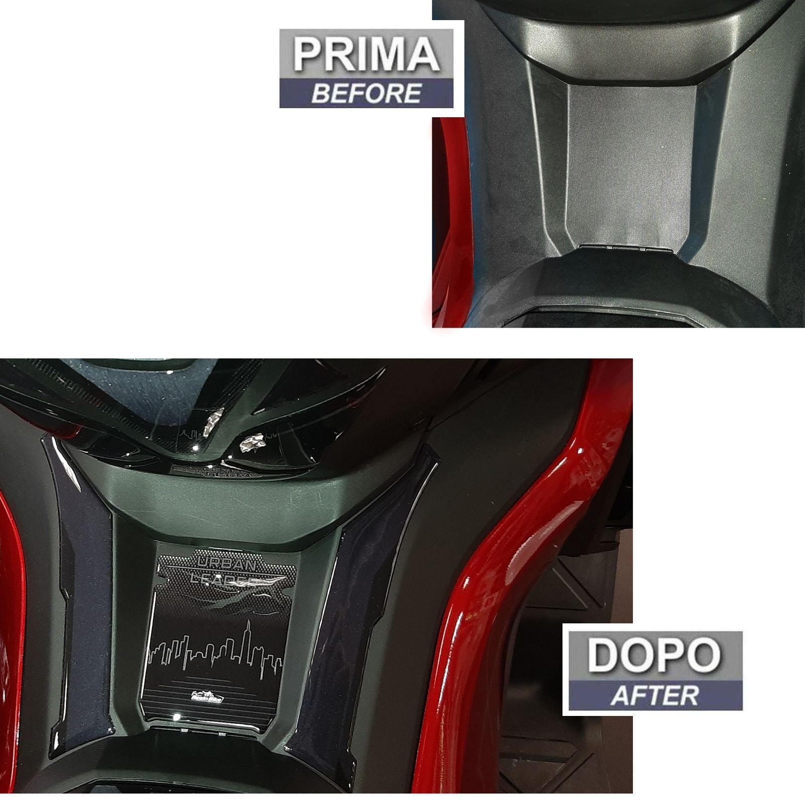 Resin Bike 3D Motorcycle Stickers - Footboard | Honda Forza 750 2021>2026 RB-1000439600009 - Pyramid Motorcycle Accessories