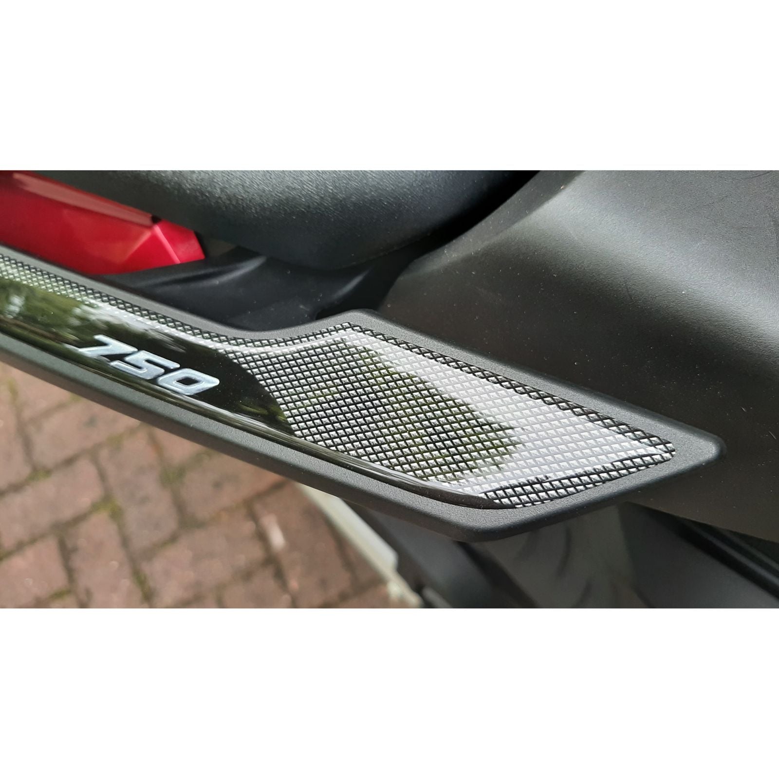 Resin Bike 3D Motorcycle Stickers - Passenger Handles | Honda Forza 750 2021>2026 - Pyramid Motorcycle Accessories