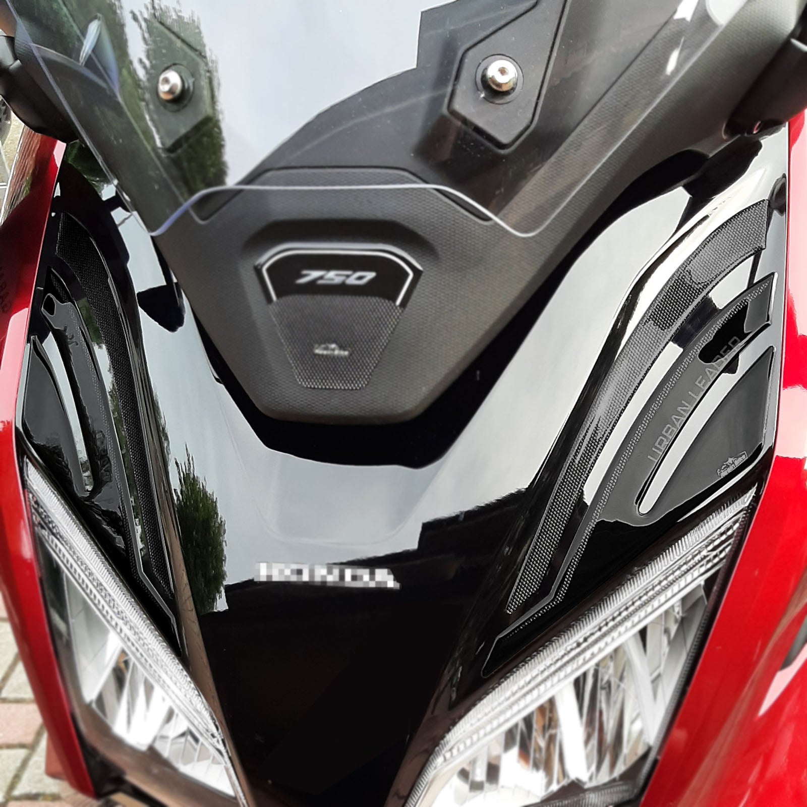 Resin Bike 3D Motorcycle Stickers - Windshield | Honda Forza 750 2021>2024 - Pyramid Motorcycle Accessories
