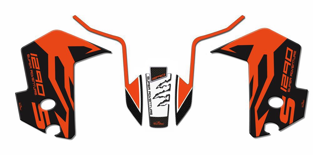 Resin Bike 3D Motorcycle Stickers - Basic Kit | KTM 1290 Super Adventure S 2017>2020 RB-B14732G0 - Pyramid Motorcycle Accessories