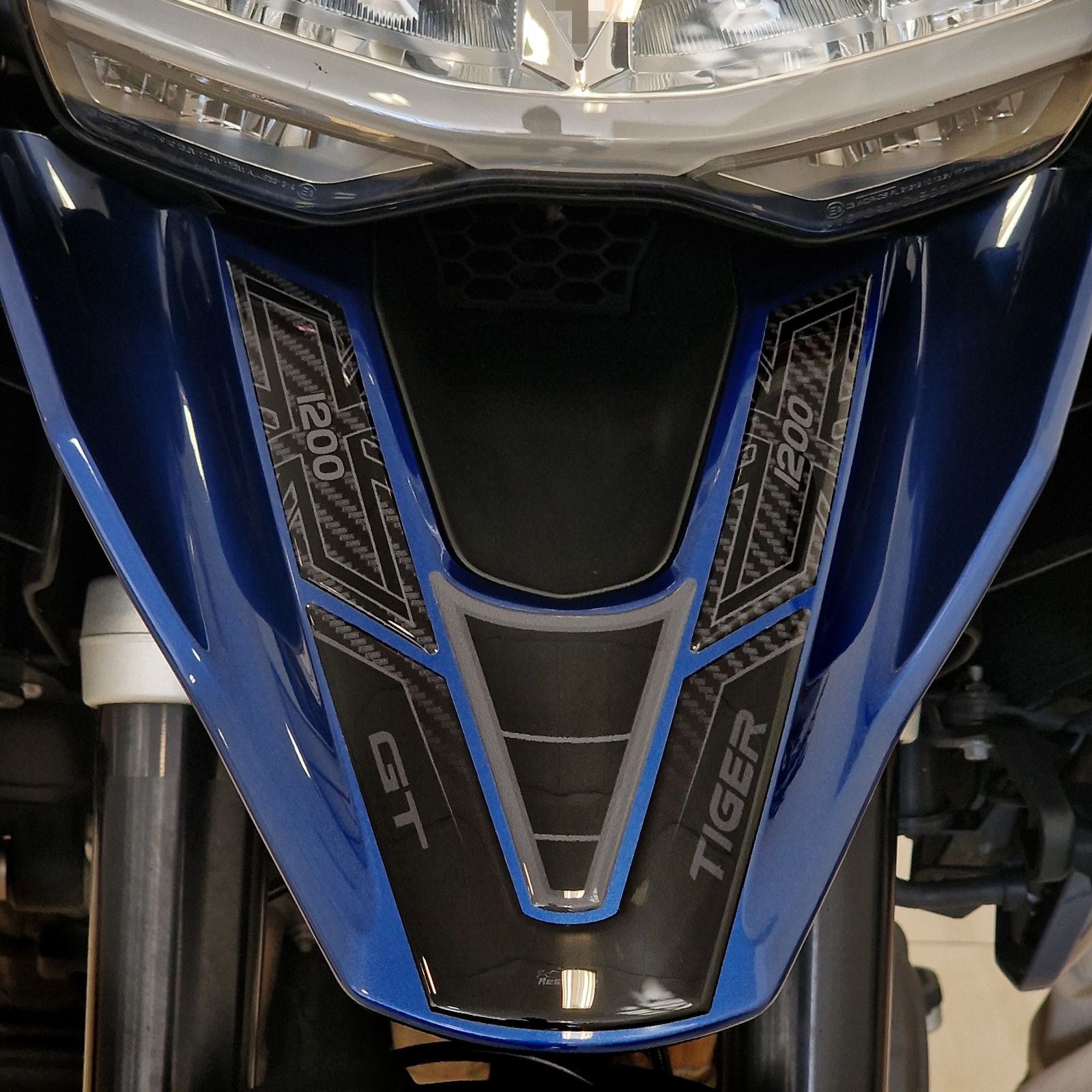 Resin Bike 3D Motorcycle Stickers - Beak | Triumph Tiger 1200 GT Pro 2022>2025 - Pyramid Motorcycle Accessories