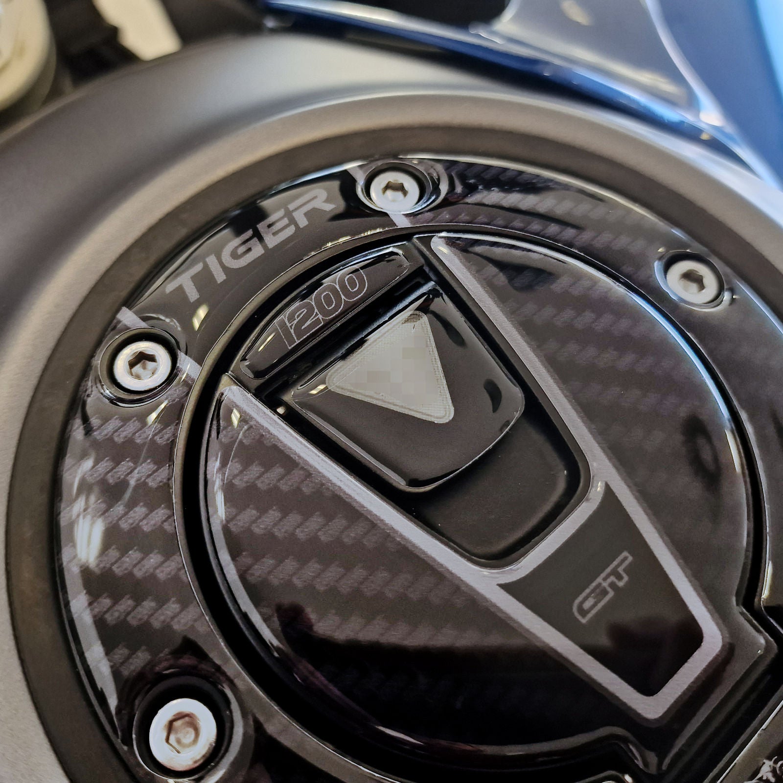 Resin Bike 3D Motorcycle Stickers - Fuel Cap | Triumph Tiger 1200 GT Pro 2022>2025 - Pyramid Motorcycle Accessories
