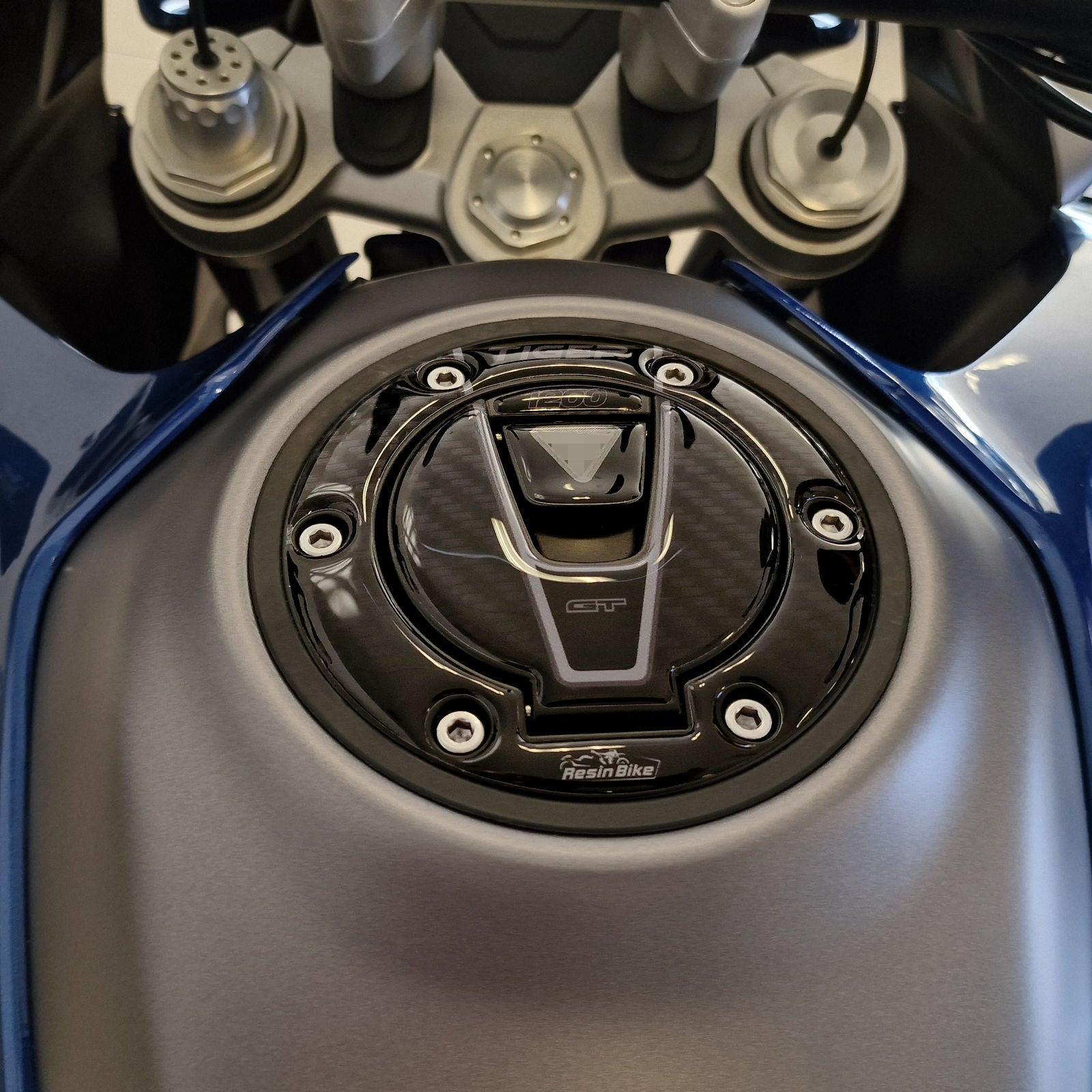 Resin Bike 3D Motorcycle Stickers - Fuel Cap | Triumph Tiger 1200 GT Pro 2022>2025 - Pyramid Motorcycle Accessories
