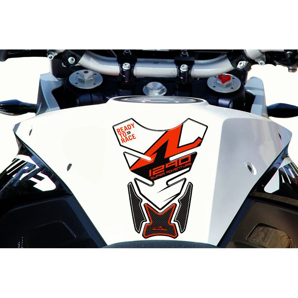 Resin Bike 3D Motorcycle Stickers - Tank Pad | KTM 1290 Super Adventure R 2017>2020 - Pyramid Motorcycle Accessories