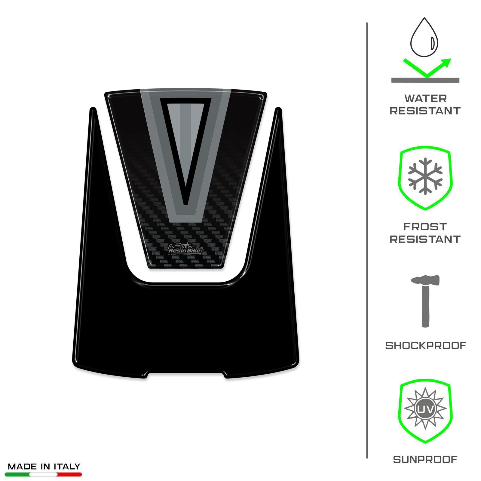 Resin Bike 3D Motorcycle Stickers - Tank Pad | Triumph Tiger 1200 GT Pro 2022>2025 RB-1000693300004 - Pyramid Motorcycle Accessories