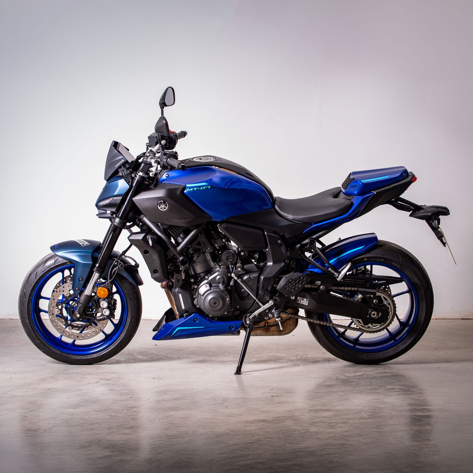 Pyramid Fly Screen | Matte Black | Yamaha MT-07 2025>Current - Pyramid Motorcycle Accessories