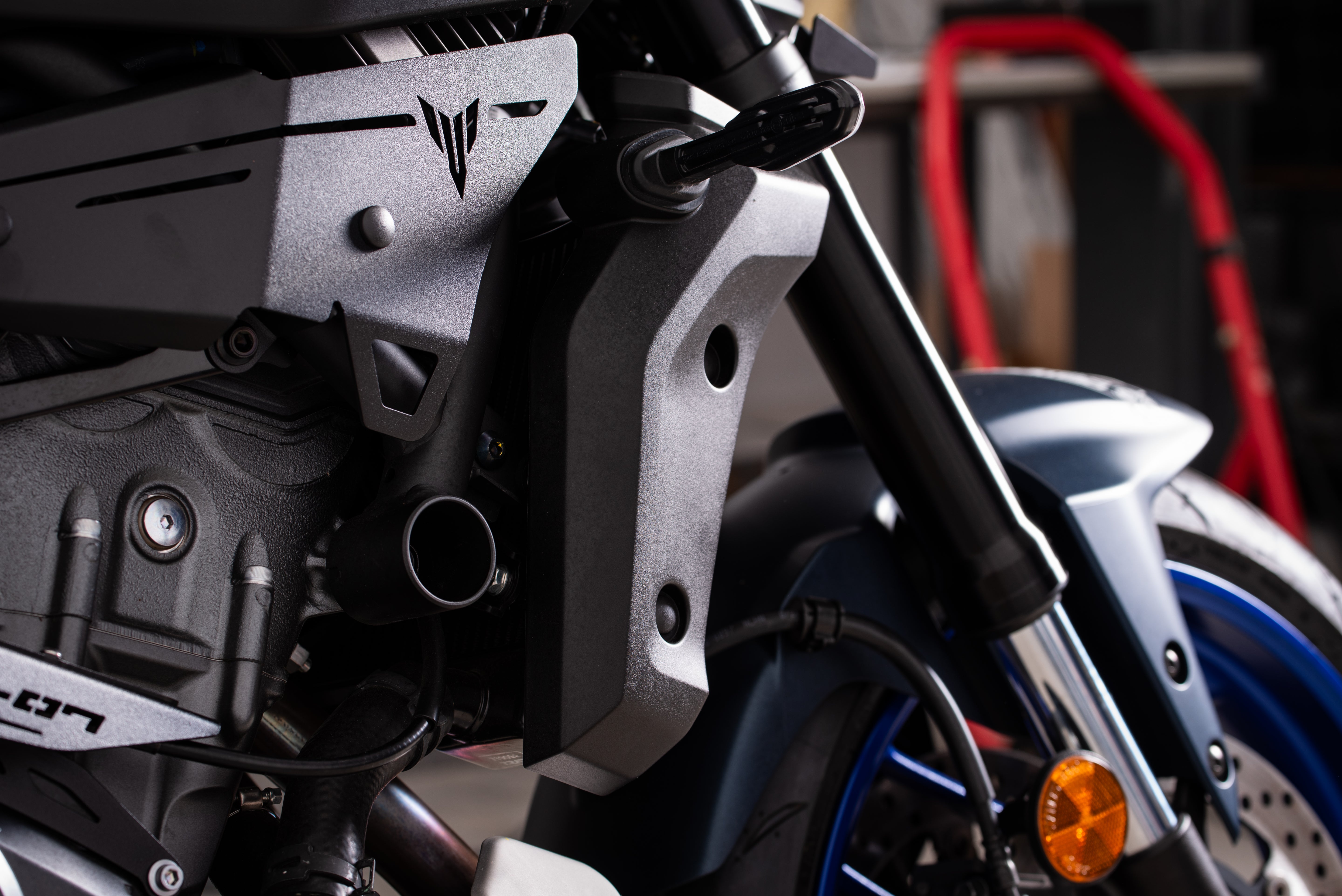 Pyramid Infill Panels | Matte Black | Yamaha MT-07 2025>Current - Pyramid Motorcycle Accessories