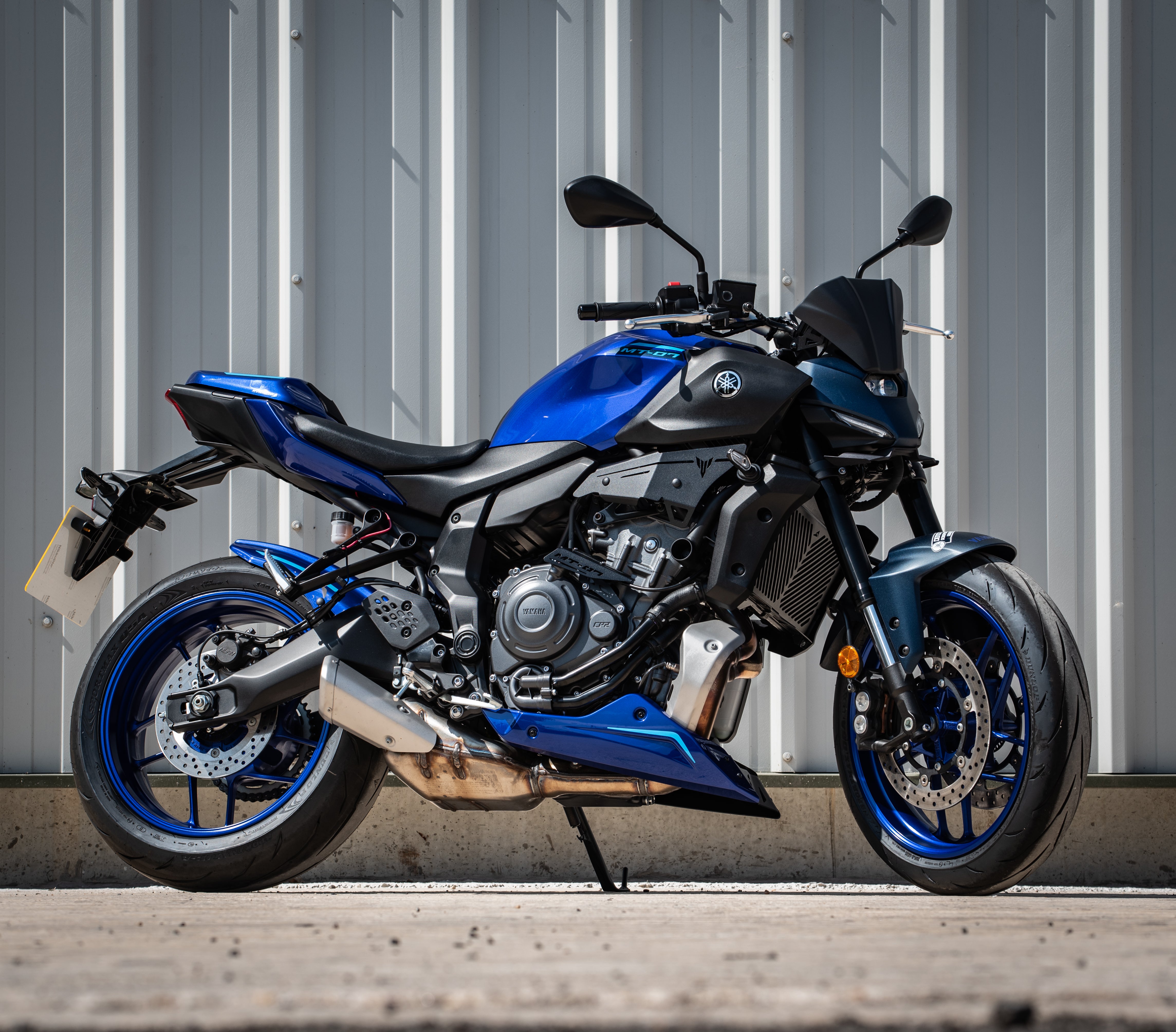 Pyramid Infill Panels | Matte Black | Yamaha MT-07 2025>Current - Pyramid Motorcycle Accessories