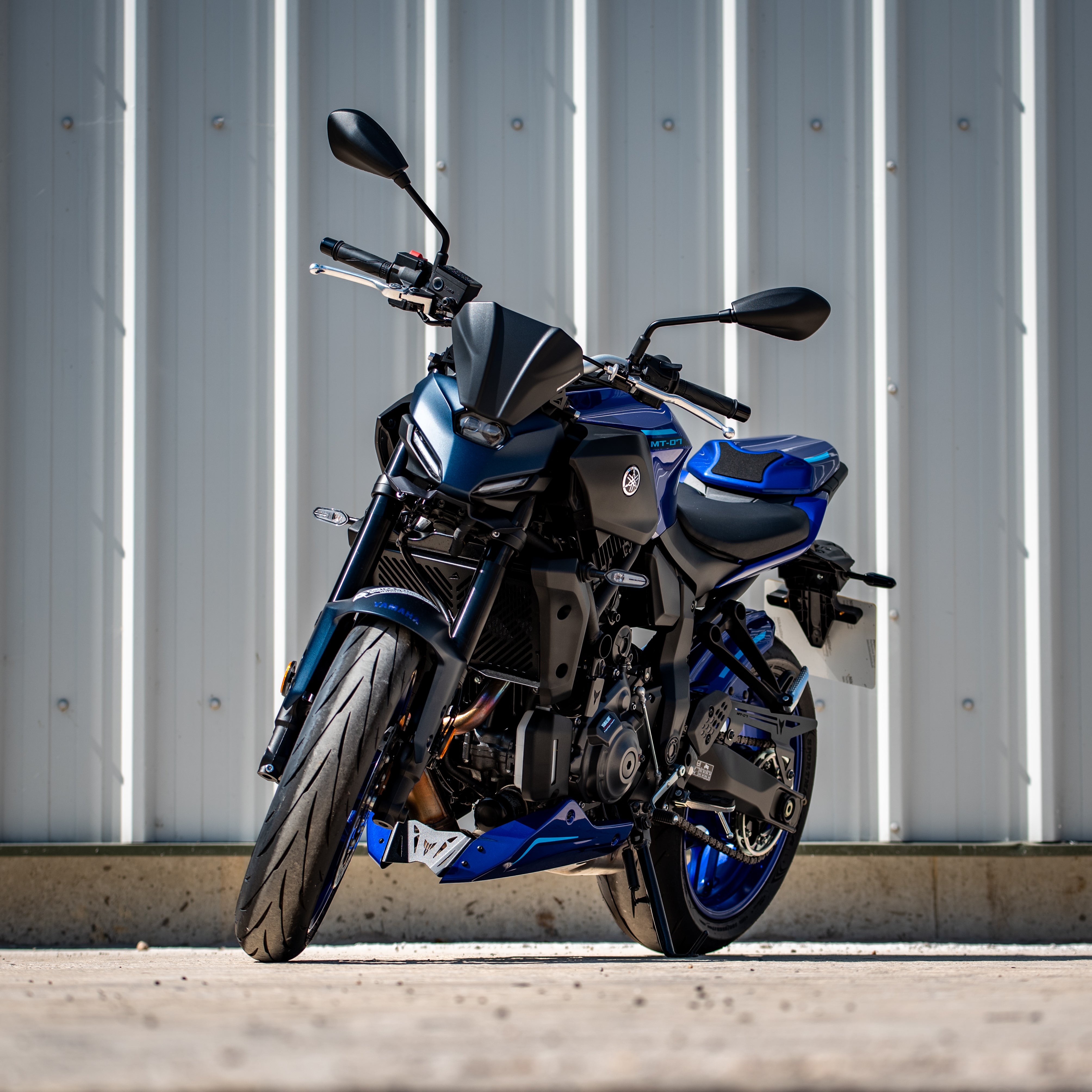 Pyramid Fly Screen | Matte Black | Yamaha MT-07 2025>Current - Pyramid Motorcycle Accessories