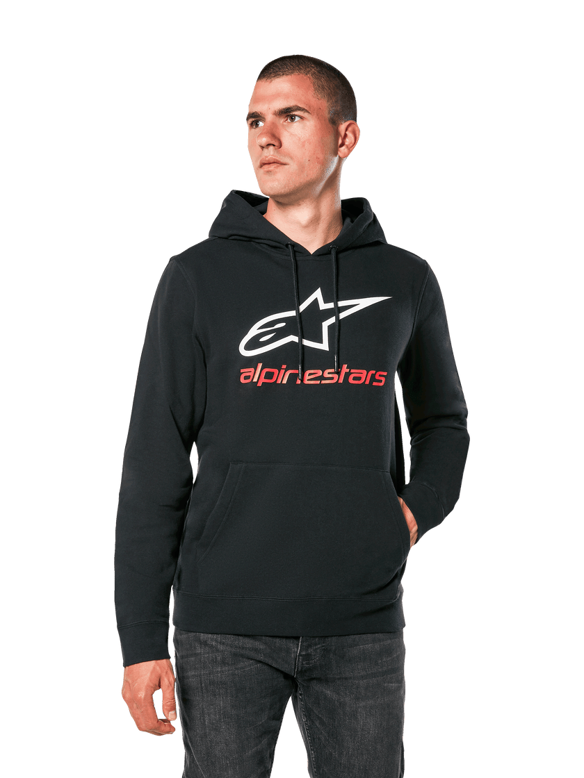 Alpinestars Always Hoodie V3 | Black/White/Red - Shop name
