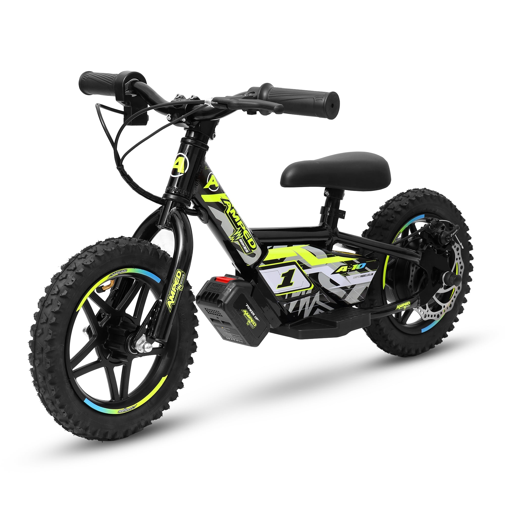 Amped A10 Kids Electric Bike | Black - Shop name