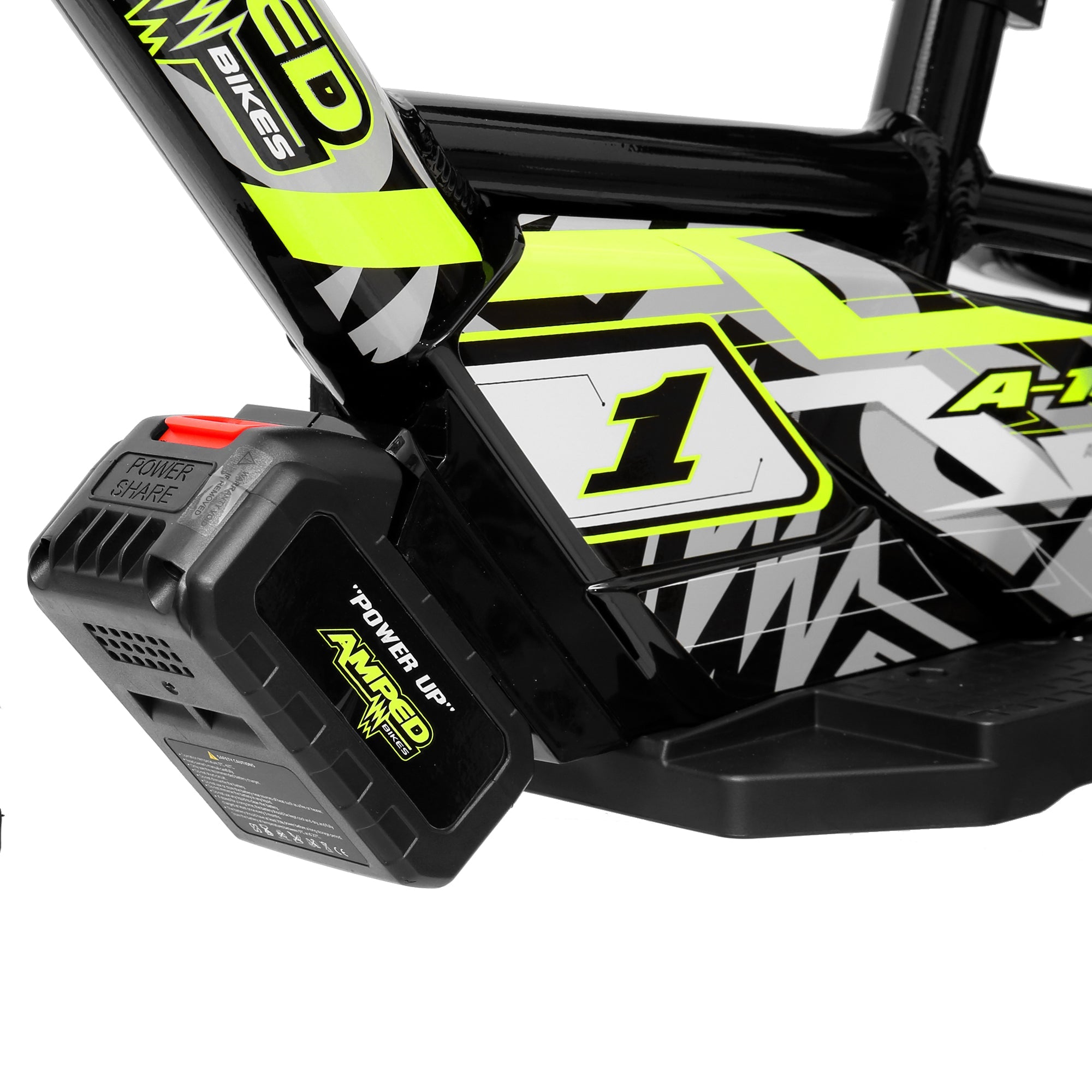 Amped A16 Kids Electric Bike | Black - Shop name