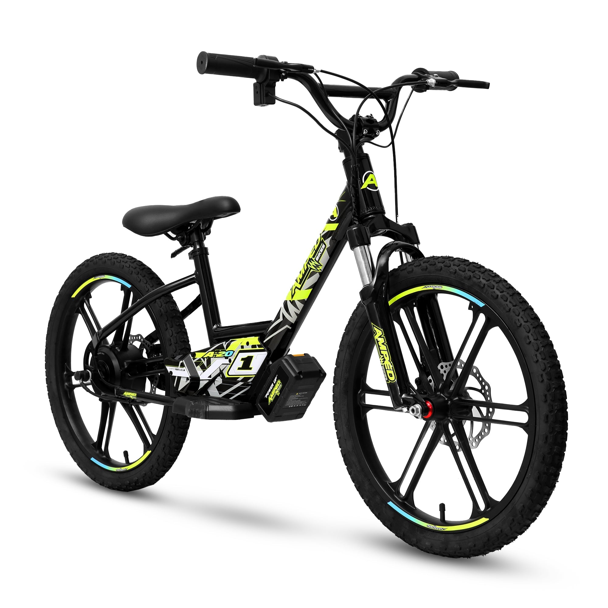 Amped A20 Kids Electric Bike | Black - Shop name