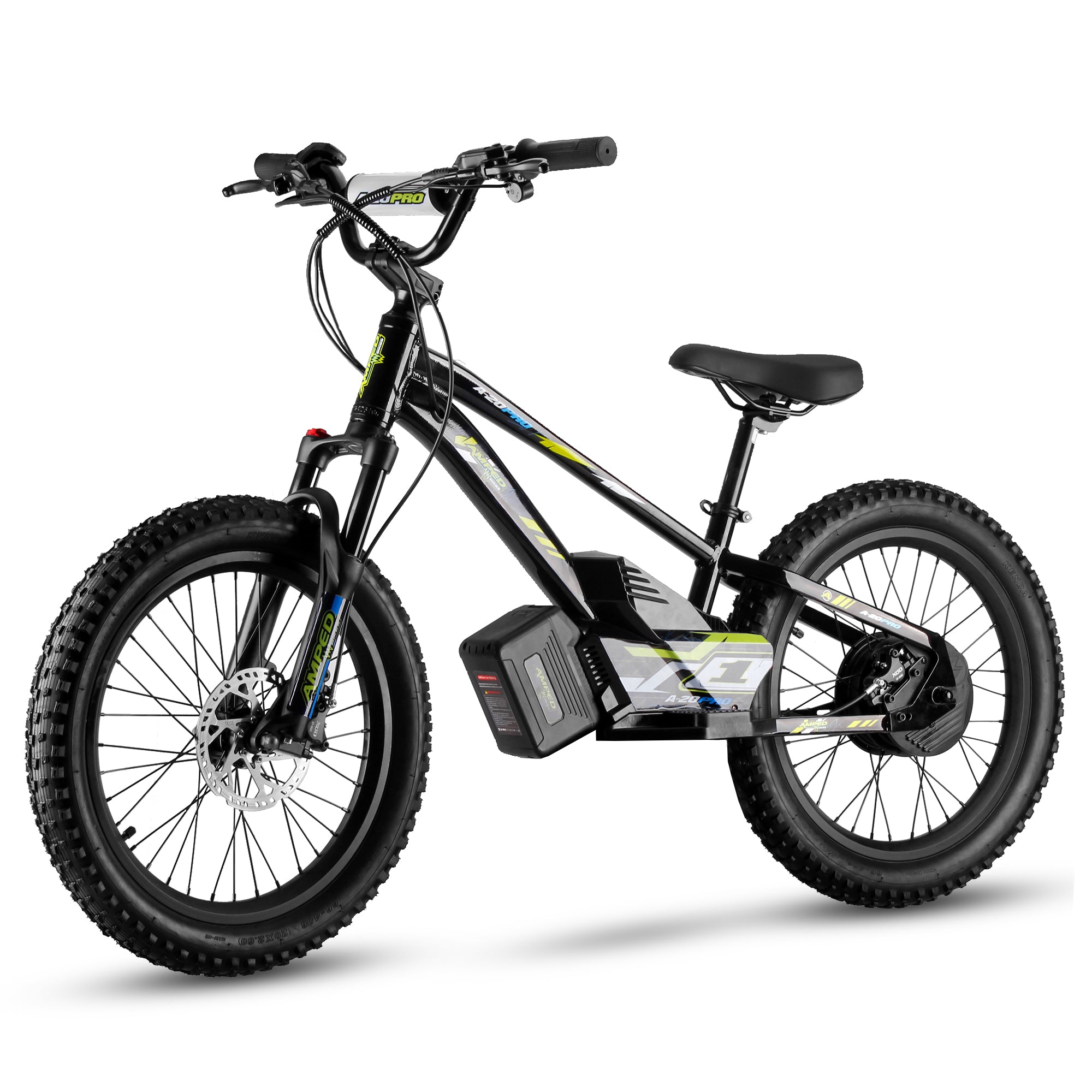 Amped A20 Pro Kids Electric Bike | Black - Shop name