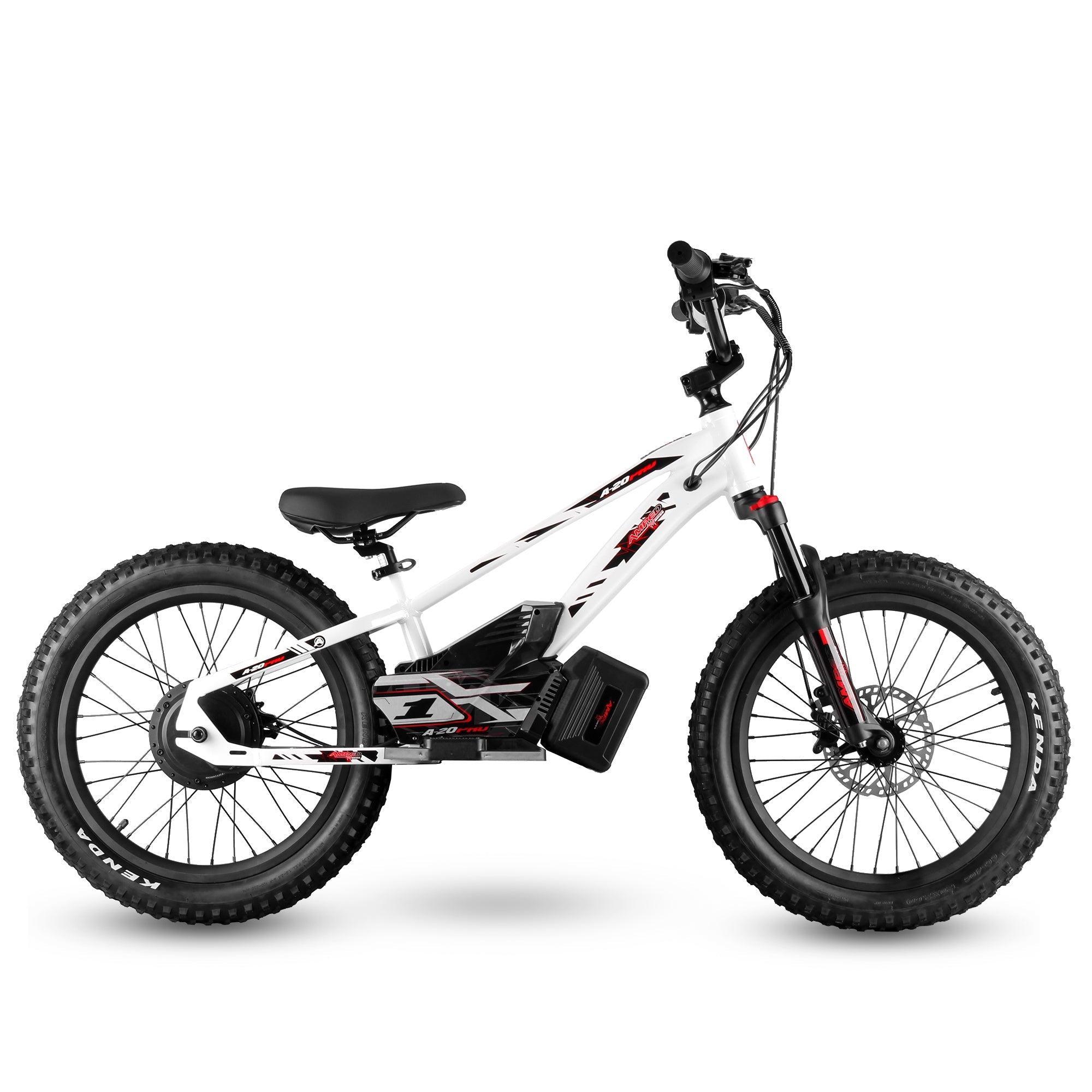 Amped A20 Pro Kids Electric Bike | White - Shop name