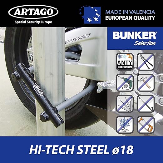 Artago 120h U Lock - 220mm - Shop name