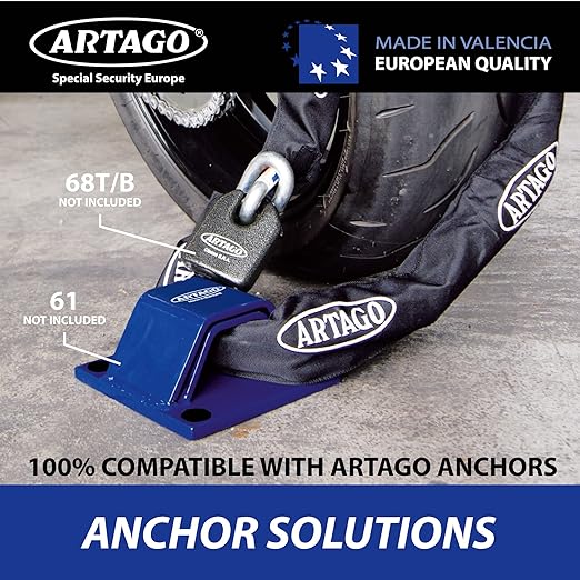 Artago 150cm Motorcycle Chain - Sold Secure Certified - Shop name