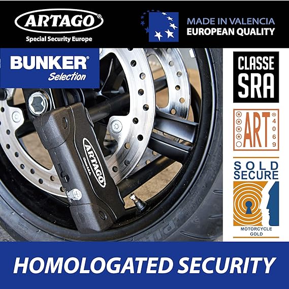 Artago 18art U Lock - 320mm - Sold Secure Certified - Shop name