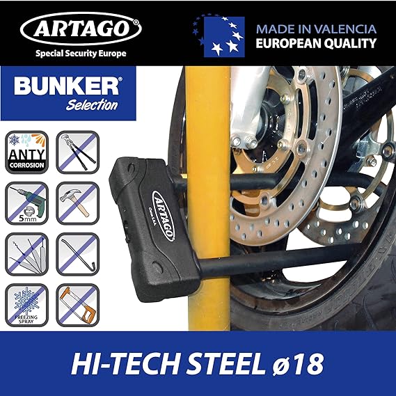 Artago 18art U Lock - 320mm - Sold Secure Certified - Shop name