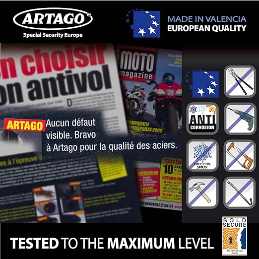 Artago 61 Ground Anchor with Fixing Bolts - Sold Secure Certified - Shop name