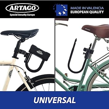 Artago U Lock Bracket - Bolt or Tube Mount - Shop name