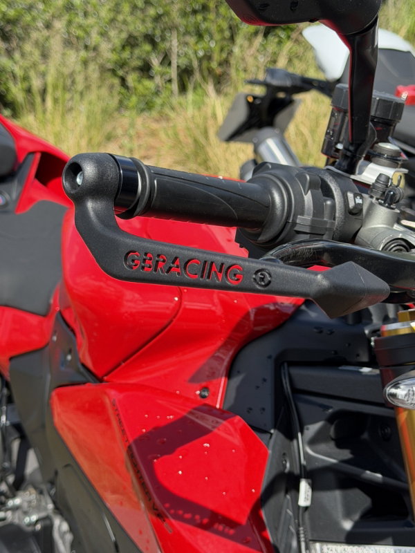 GBRacing Brake Lever Guard 14mm Insert with 10mm Spacer, 2mm Bush, 160mm | Ducati Streetfighter V2 / V2 S 2025>Current - Pyramid Motorcycle Accessories