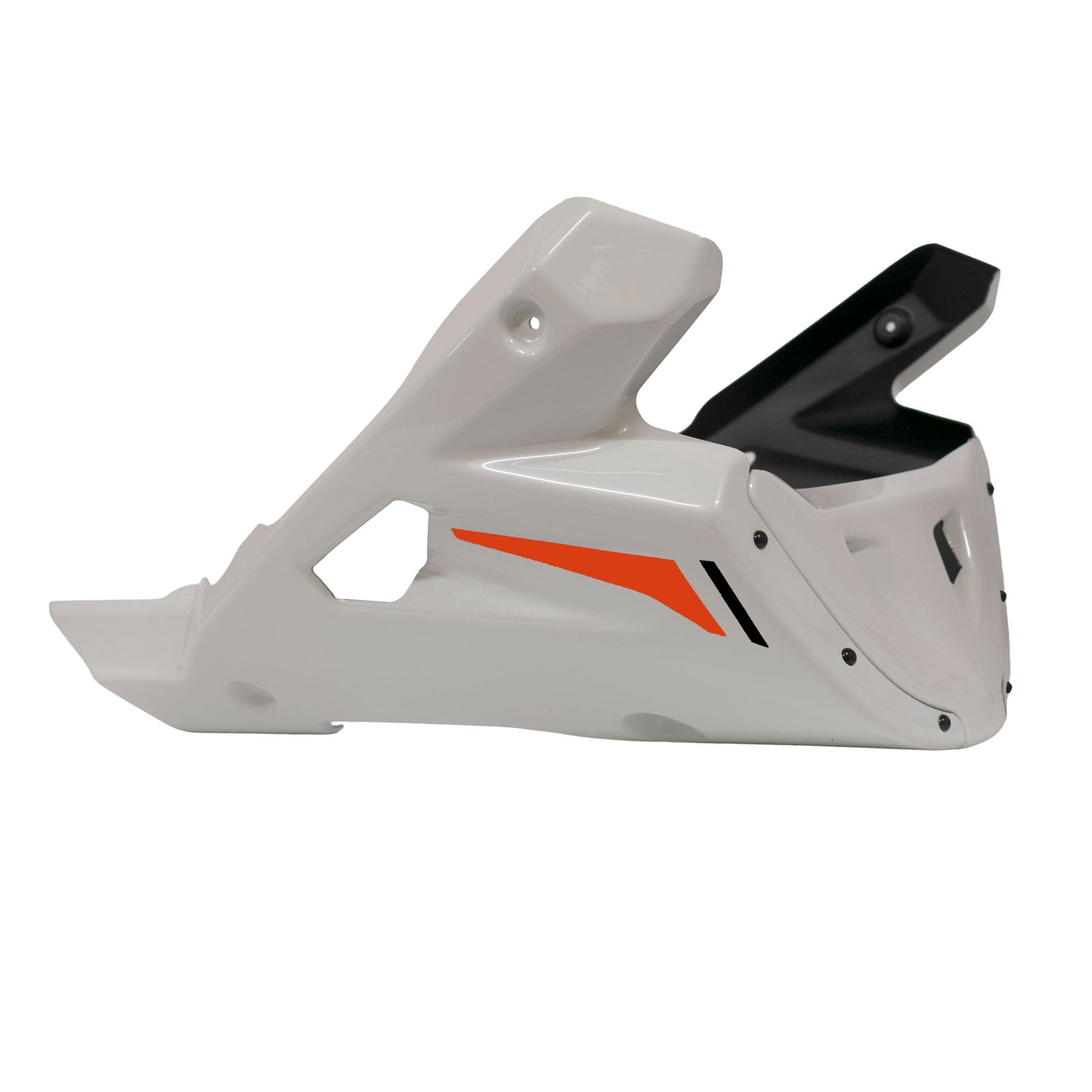 Pyramid Belly Pan | Silky White | Yamaha XSR 900 2022>Current - Pyramid Motorcycle Accessories