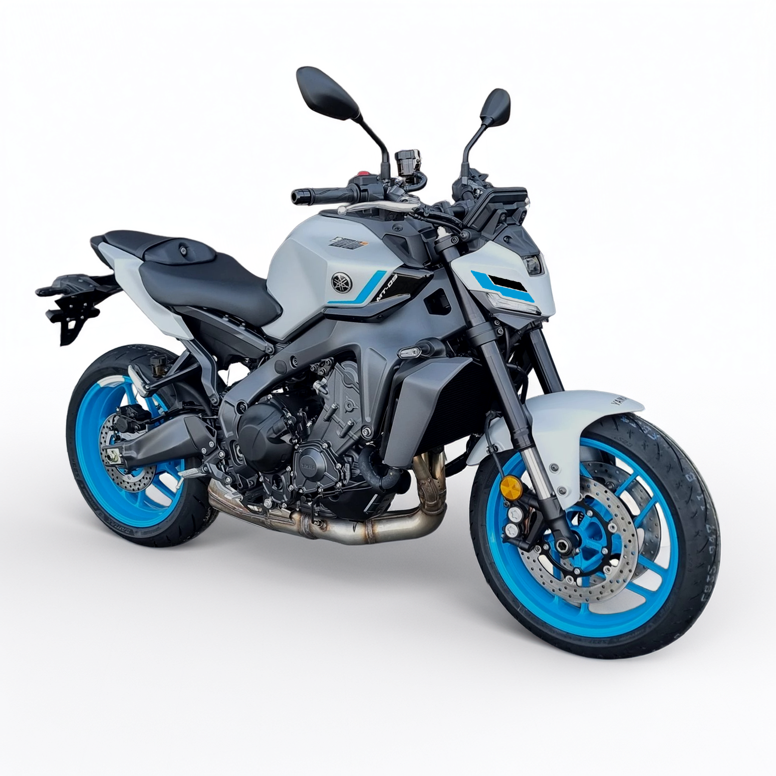 Pyramid Decals | Ice Storm Headlight Decal | Yamaha MT-09 2025>Current - Pyramid Motorcycle Accessories