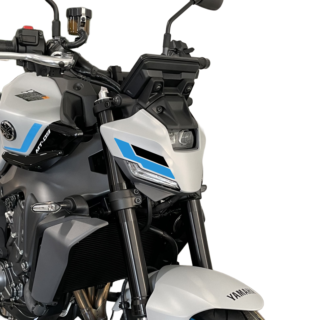 Pyramid Decals | Ice Storm Headlight Decal | Yamaha MT-09 2025>Current - Pyramid Motorcycle Accessories
