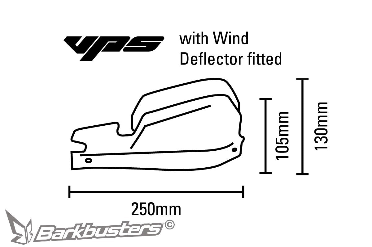 Barkbusters VPS Original Style - Plastic Guards Only | Fits Barkbusters Backbones - Shop name