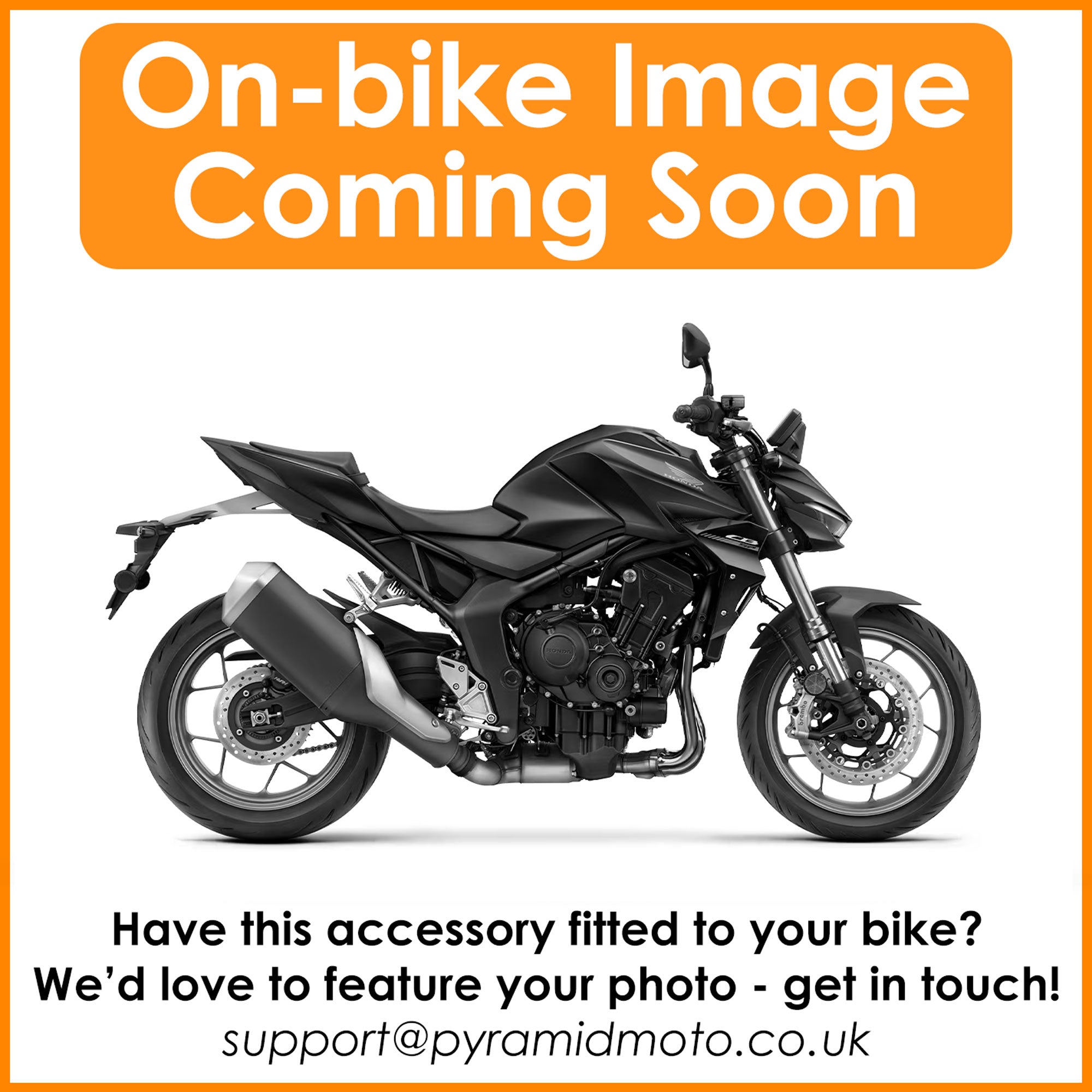 Pyramid Rear Infill Panels | Matte Black | Honda CB1000 Hornet 2025> - Pyramid Motorcycle Accessories