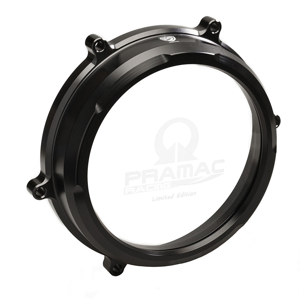 CNC Racing Clear Oil Bath Clutch Cover Pramac Racing Lim. Ed. for Ducati Panigale - Shop name