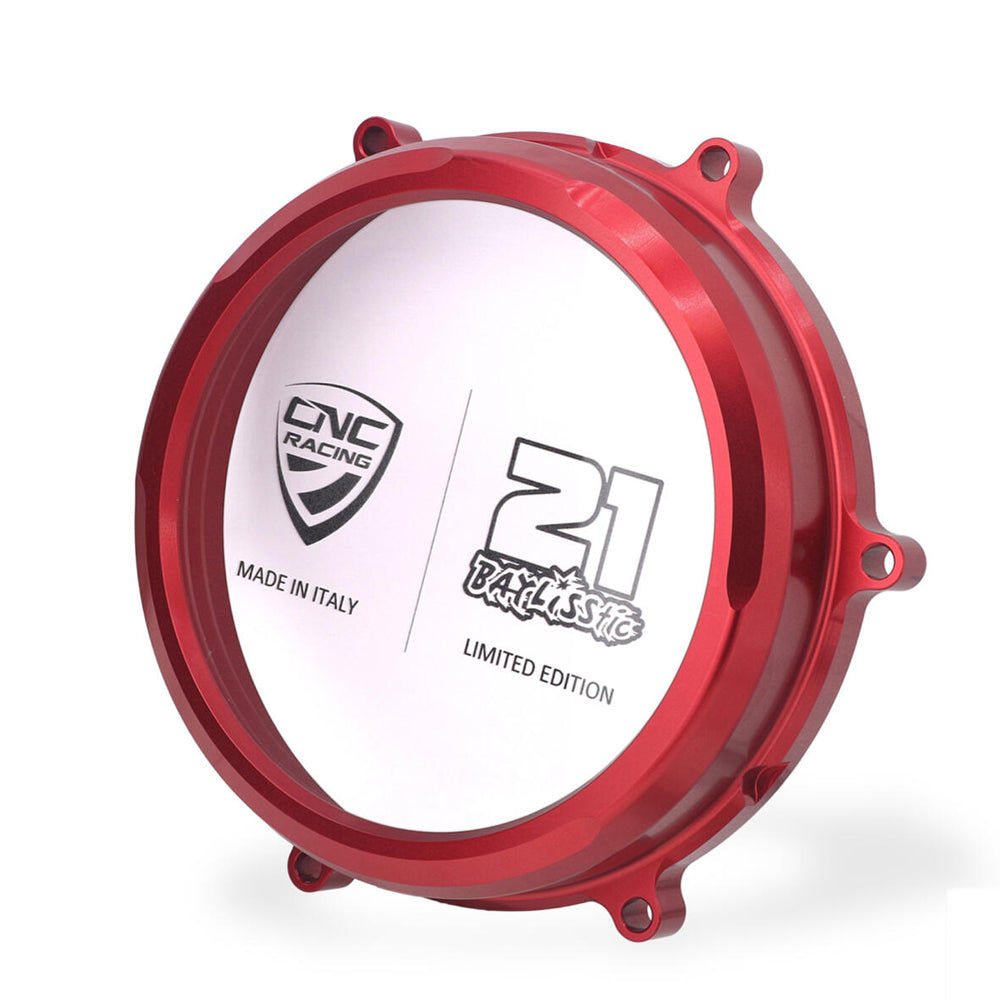 CNC Racing Clear Oil Bath Clutch Cover Troy Bayliss Limited Edition - Shop name