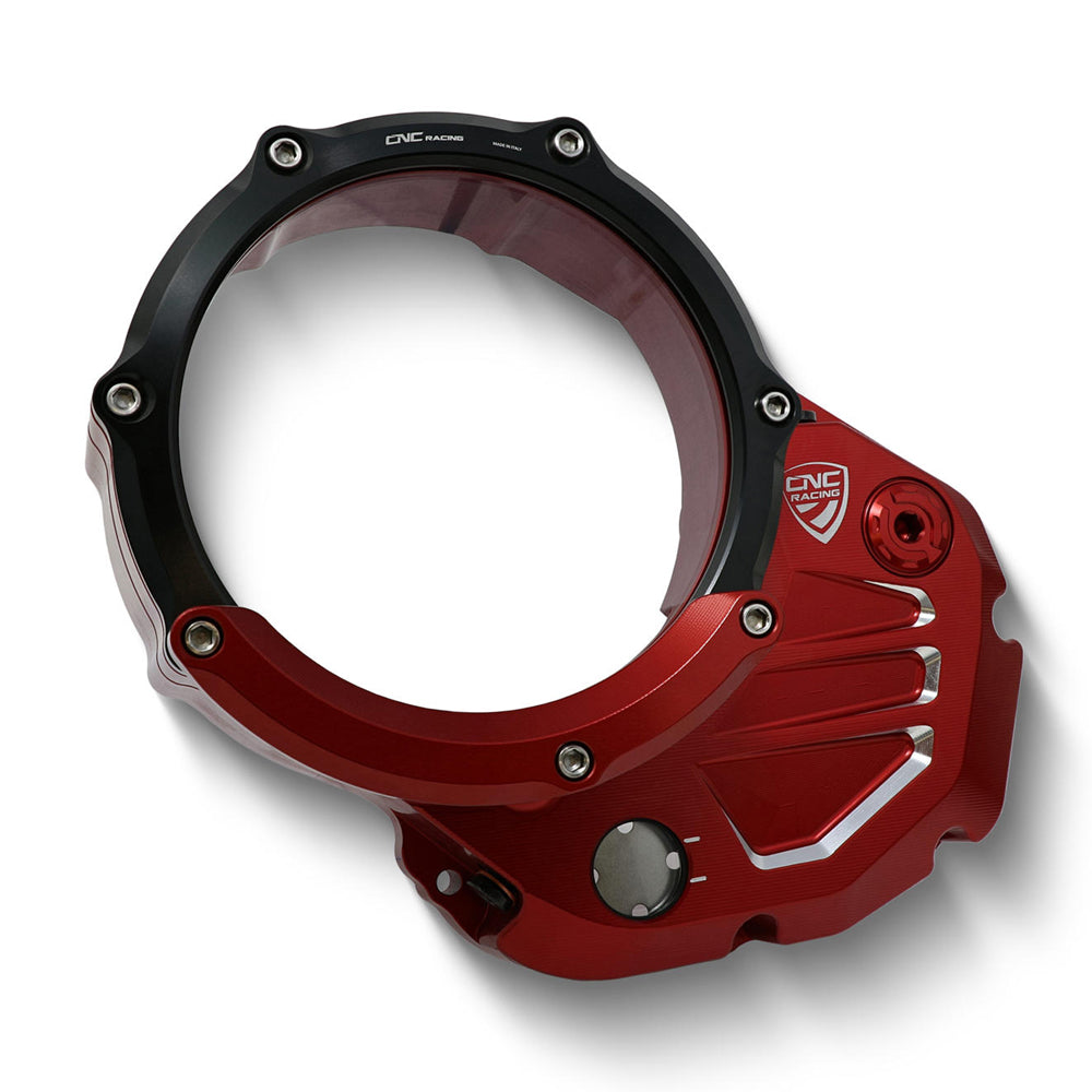 CNC Racing Clear Cover Oil Bath Clutch Protector for Ducati - Shop name