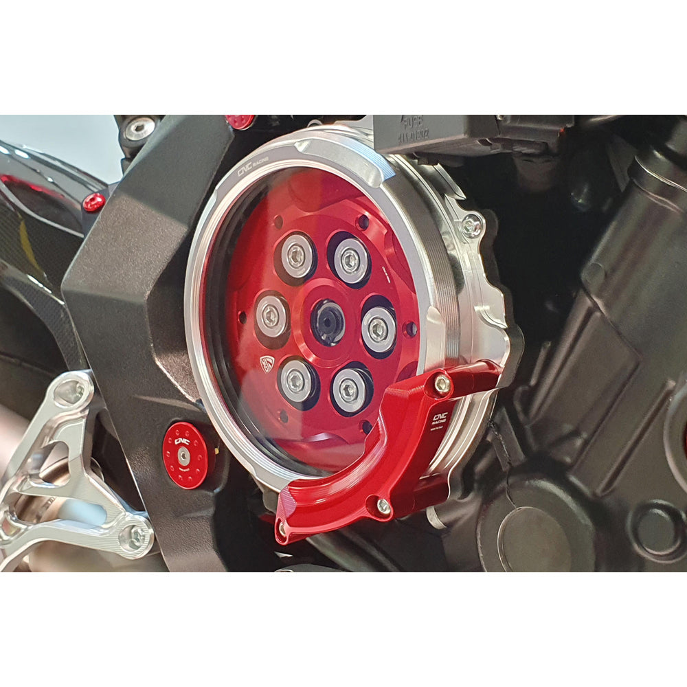 CNC Racing Clear Cover Oil Bath Clutch Protector for MV Agusta - Shop name