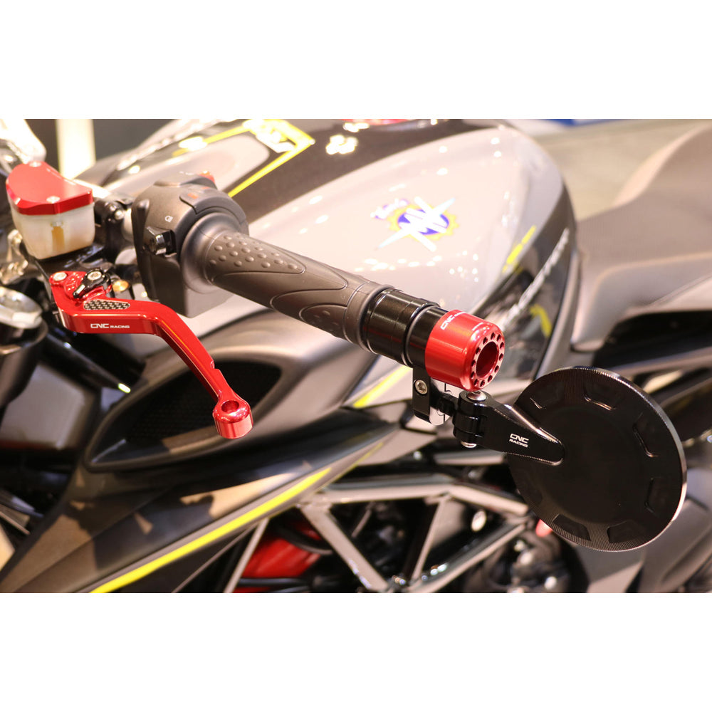 CNC Racing Adapter Kit for Bar-end Mirror, Weight and Lever Guard for MV Agusta Dragster - Shop name