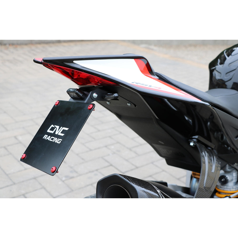 CNC Racing Adjustable License Plate for Aprilia - Shop name