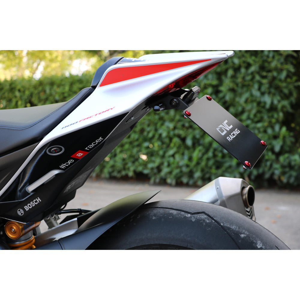 CNC Racing Adjustable License Plate for Aprilia - Shop name