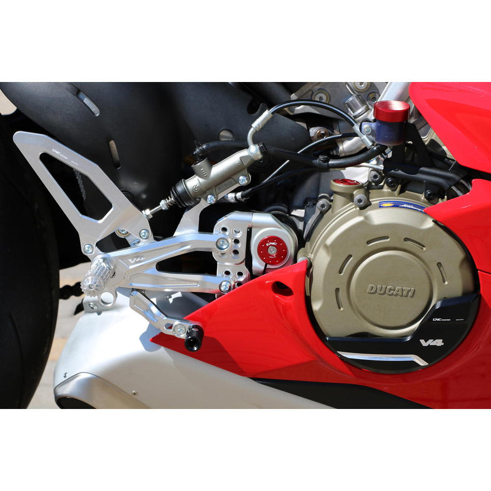 CNC Racing Adjustable Rear Sets RPS Easy for Ducati Panigale V4 - Shop name