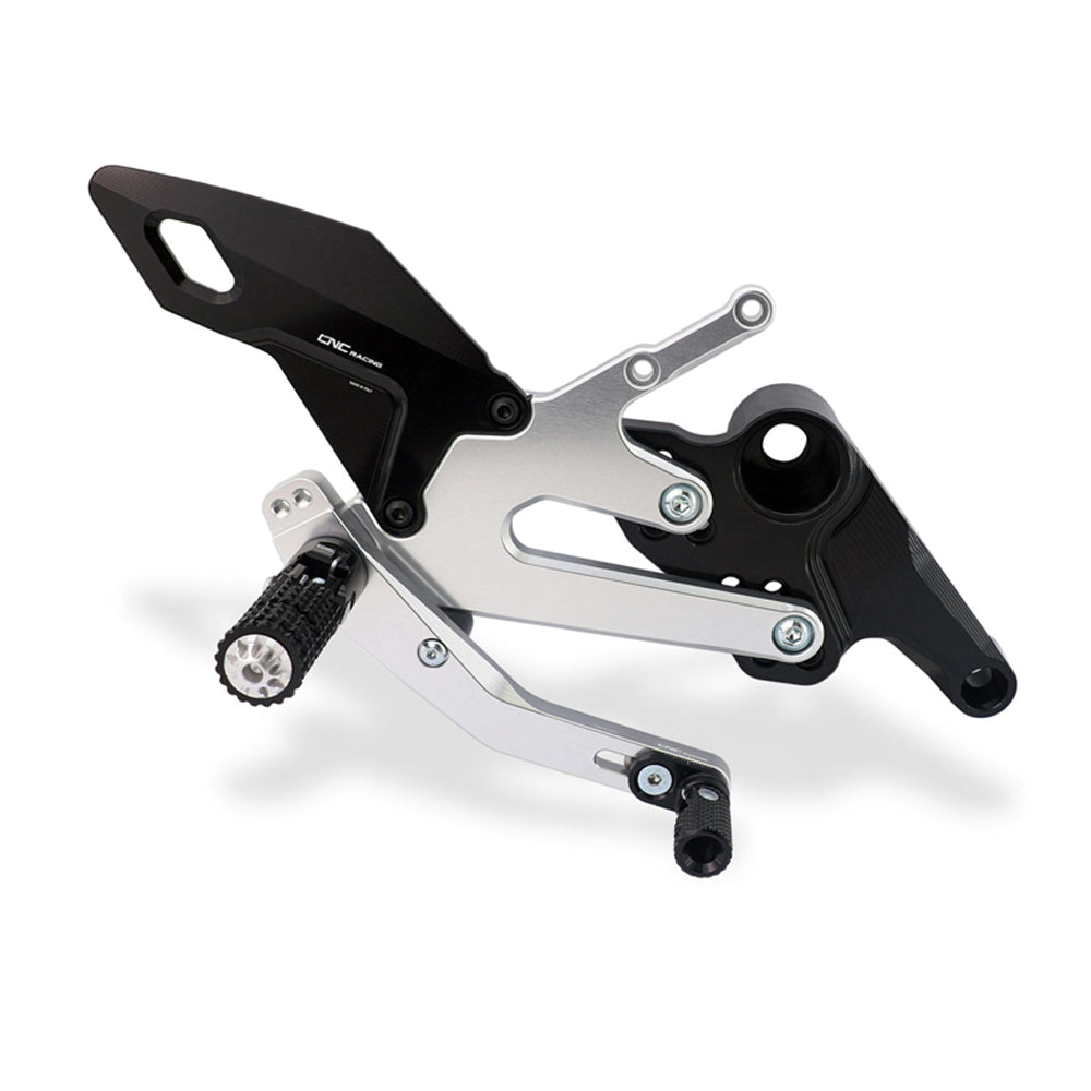 CNC Racing Adjustable Rear Sets for Aprilia Rs 660 - Tuono 660 - Shop name
