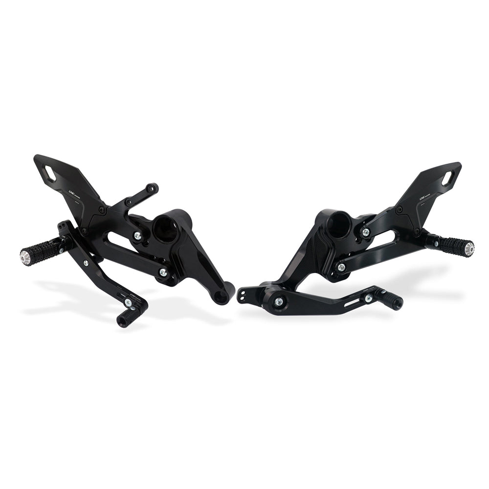 CNC Racing Adjustable Rear Sets for Aprilia Rs 660 - Tuono 660 - Shop name