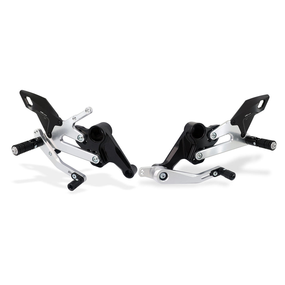 CNC Racing Adjustable Rear Sets for Aprilia Rs 660 - Tuono 660 - Shop name
