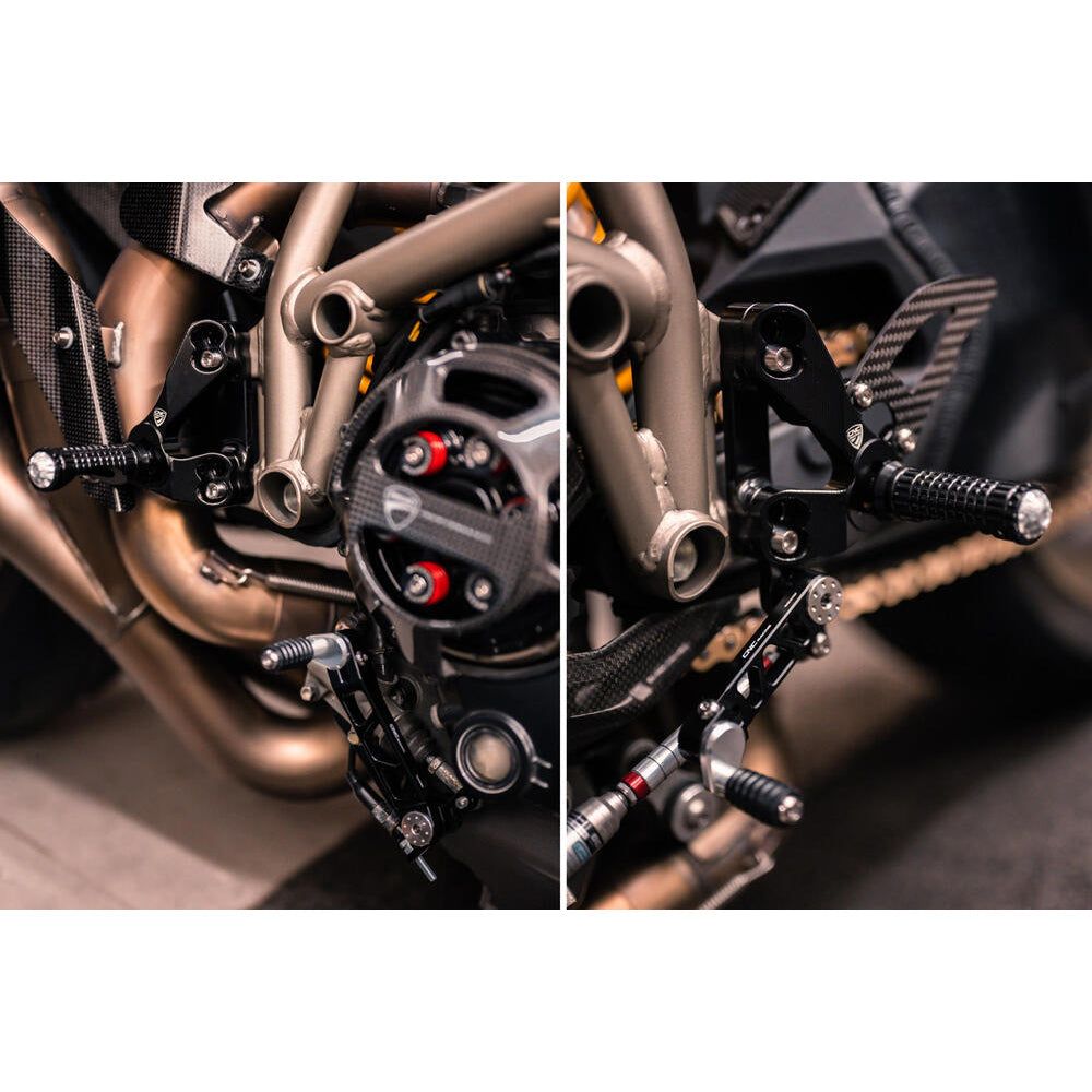 CNC Racing Adjustable Rear Sets for Ducati Streetfighter 848/1098 - Shop name